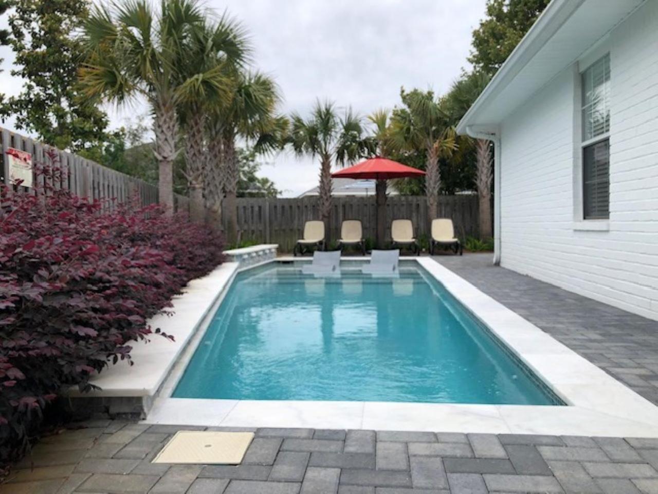Beautiful Pet Friendly Home! Tropical Pool, Optional Golf Cart & Pool Heat, Minutes To Beach Destin Exterior foto